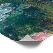 Claude Monet - Water Lilies, 1914 Poster (Hoek)