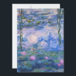 Claude Monet - Water Lilies, 1916 Feestdagenkaart<br><div class="desc">Claude Monet - Water Lilies,  1916</div>