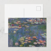 Claude Monet Water Lilies 1916 Fine Art Briefkaart (Voorkant / Achterkant)