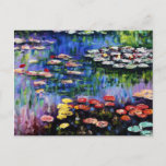 Claude Monet Water Lilies 1916 Fine Art Briefkaart<br><div class="desc">Claude Monet Water Lilies 1916 Fine Art Briefkaart</div>
