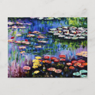 Claude Monet Water Lilies 1916 Fine Art Briefkaart