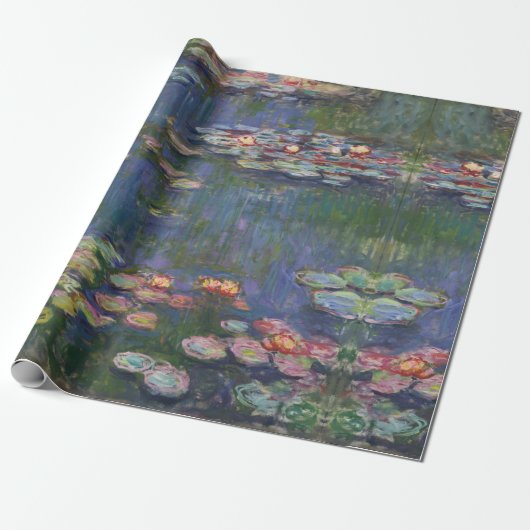Claude Monet Water Lilies 1916 Fine Art Cadeaupapier (Uitgerold)