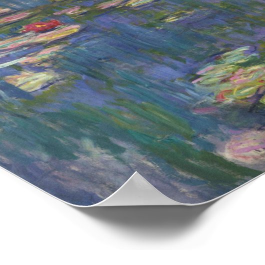 Claude Monet Water Lilies 1916 Fine Art Poster (Hoek)