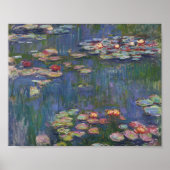 Claude Monet Water Lilies 1916 Fine Art Poster (Voorkant)