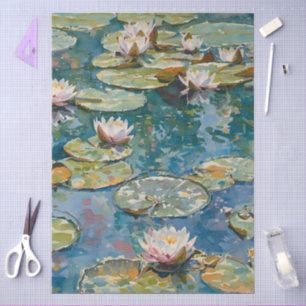 Claude Monet Water Lilies 1916 Fine Art Tissuepapier