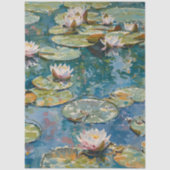 Claude Monet Water Lilies 1916 Fine Art Tissuepapier (Voorkant)