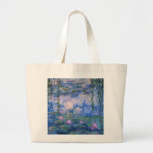 Claude Monet - Water Lilies, 1916 Grote Canvas tas (Voorkant)