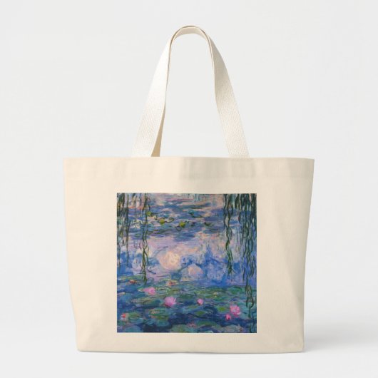 Claude Monet - Water Lilies, 1916 Grote Canvas tas (Voorkant)