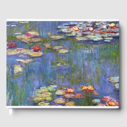 Claude Monet Water Lilies 1916 Herstelbaar Gastenboek (Voorkant)
