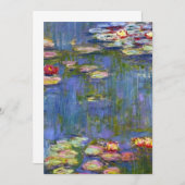 Claude Monet Water Lilies 1916 Herstelbaar Kaart (Voorkant / Achterkant)