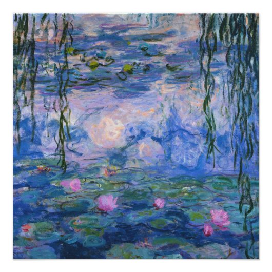 Claude Monet - Water Lilies, 1916 Perfect Poster (Voorkant)
