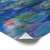 Claude Monet - Water Lilies, 1916 Perfect Poster (Hoek)