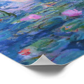 Claude Monet - Water Lilies, 1916 Poster (Hoek)