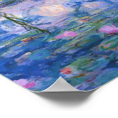 Claude Monet - Water Lilies, 1916 Poster (Hoek)