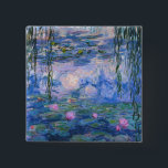Claude Monet - Water Lilies, 1916 Vierkante Button 5,1 Cm<br><div class="desc">Claude Monet - Water Lilies,  1916</div>
