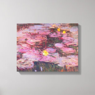 Claude Monet - Water Lilies 1917 Canvas Afdruk