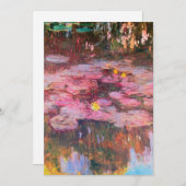 Claude Monet - Water Lilies 1917 Feestdagenkaart (Voorkant / Achterkant)