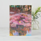 Claude Monet - Water Lilies 1917 Feestdagenkaart (Staand voorkant)