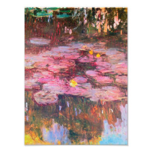Claude Monet - Water Lilies 1917 Foto Afdruk