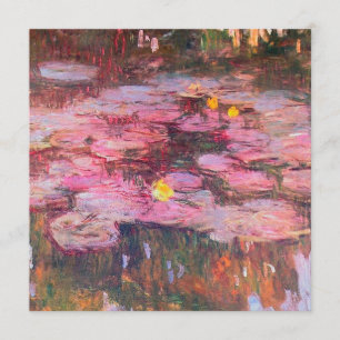 Claude Monet - Water Lilies 1917 Kaart