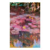 Claude Monet - Water Lilies 1917 Perfect Poster (Voorkant)