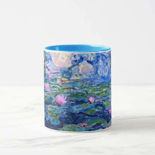 Claude Monet - Water Lilies, 1919, beroemd schilde Mok (Midden)