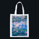 Claude Monet - Water Lilies 1919 Boodschappentas<br><div class="desc">Claude Monet - Water Lilies 1919 . Bekend kunstschilderij.</div>