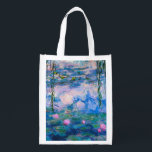 Claude Monet - Water Lilies 1919 Boodschappentas<br><div class="desc">Claude Monet - Water Lilies 1919 . Bekend kunstschilderij.</div>