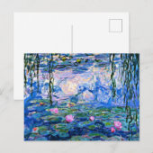 Claude Monet - Water Lilies, 1919, Card Briefkaart (Voorkant / Achterkant)
