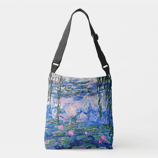 Claude Monet - Water Lilies, 1919 Crossbody Tas (Voorkant)