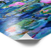 Claude Monet - Water Lilies, 1919 Foto Afdruk (Hoek)