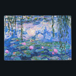 Claude Monet - Water Lilies, 1919, Gelamineerde Placemat<br><div class="desc">Claude Monet beroemd schilderij,  Water Lilies,  1919</div>