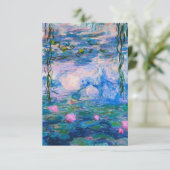 Claude Monet - Water Lilies 1919 Informatiekaartje (Staand voorkant)