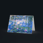 Claude Monet - Water Lilies, 1919, Kaart<br><div class="desc">Claude Monet beroemd schilderij,  Water Lilies,  1919.</div>