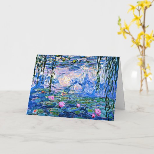 Claude Monet - Water Lilies, 1919, Kaart (Gele Bloem)