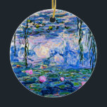Claude Monet - Water Lilies, 1919, Keramisch Ornament<br><div class="desc">Monet beroemd schilderij van Water Lilies,  1919,  versierd.</div>