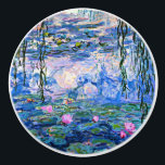 Claude Monet - Water Lilies, 1919, Keramische Knop<br><div class="desc">Claude Monet beroemd schilderij,  Water Lilies,  1919</div>