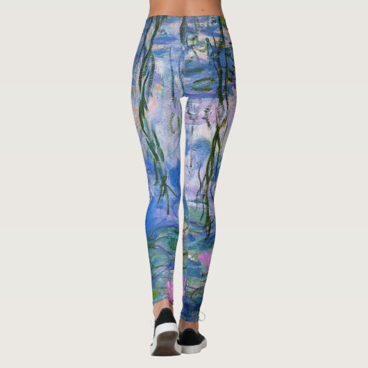 Claude Monet - Water Lilies 1919 Leggings (Achterkant)