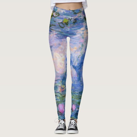 Claude Monet - Water Lilies 1919 Leggings (Voorkant)