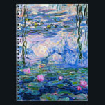 Claude Monet - Water Lilies, 1919 Notitieboek<br><div class="desc">Claude Monet's beroemde schilderij van Waterlelies,  1919.</div>