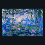 Claude Monet - Water Lilies, 1919, Perfect Poster<br><div class="desc">Claude Monet beroemd schilderij,  Water Lilies,  1919</div>