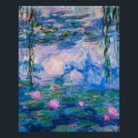 Claude Monet - Water Lilies 1919 Perfect Poster<br><div class="desc">Claude Monet - Water Lilies 1919. Bekend kunstschilderij.</div>