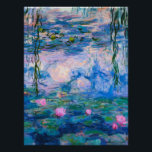 Claude Monet - Water Lilies 1919 Perfect Poster<br><div class="desc">Claude Monet - Water Lilies 1919 . Bekend kunstschilderij.</div>