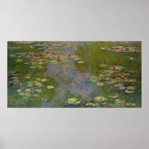 Claude Monet   Water Lilies, 1919 Poster