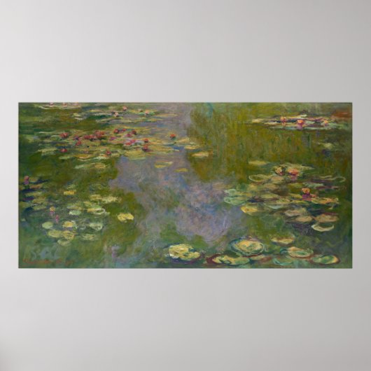 Claude Monet | Water Lilies, 1919 Poster (Voorkant)