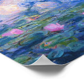 Claude Monet - Water Lilies 1919 Poster (Hoek)