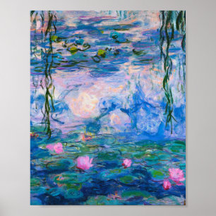Claude Monet - Water Lilies 1919 Poster