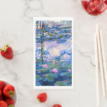 Claude Monet - Water Lilies, 1919, Servet<br><div class="desc">Water Lilies,  1919,  beroemd schilderij van Claude Monet.</div>