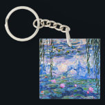 Claude Monet - Water Lilies, 1919, Sleutelhanger<br><div class="desc">Bekend schilderij van Water Lilies,  1919,  van Claude Monet</div>