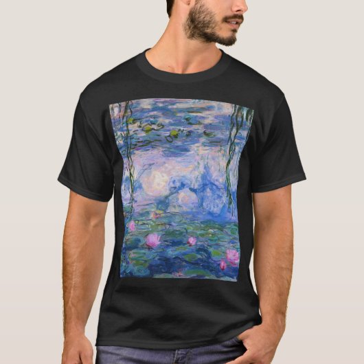 Claude Monet - Water Lilies 1919 T-shirt (Voorkant)